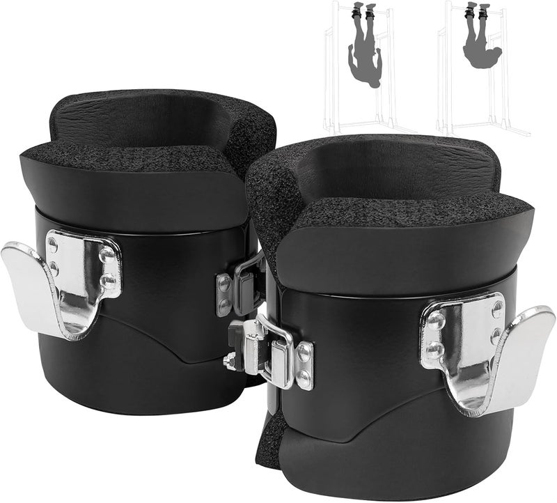 powerfeng Anti Gravity Inversion Hang Up Boots: Gravity Boots Hanging Upside Down for Inversion Decompression Stretching Back & Abdominal Exercise Home Gym - Image 1